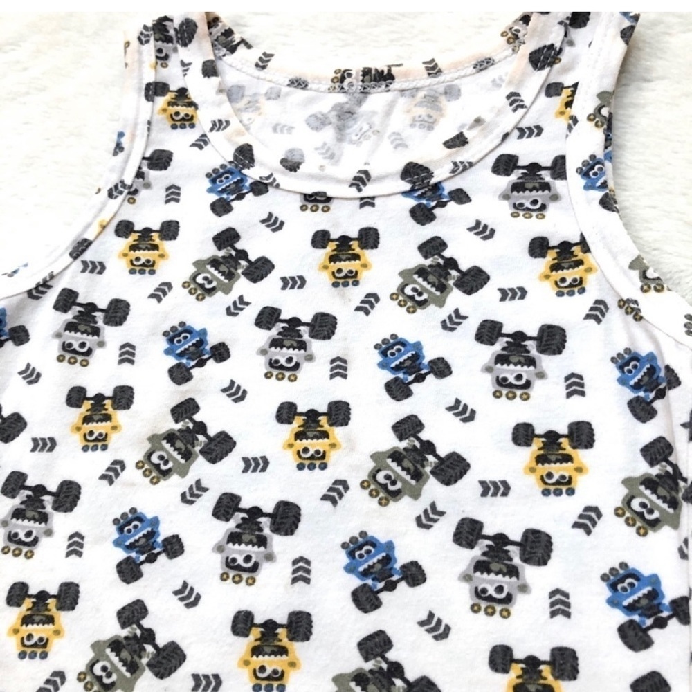 ⭐️ 5 for $25 A Set of 2 Cotton Toddler Tank Tops 2/3 Years - Picture 11 of 15
